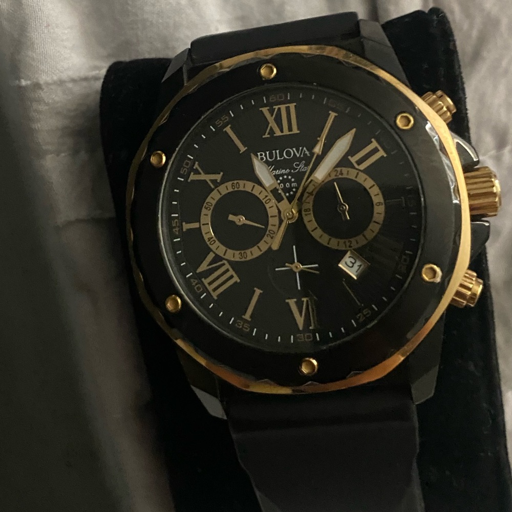 Marine star bulova watch